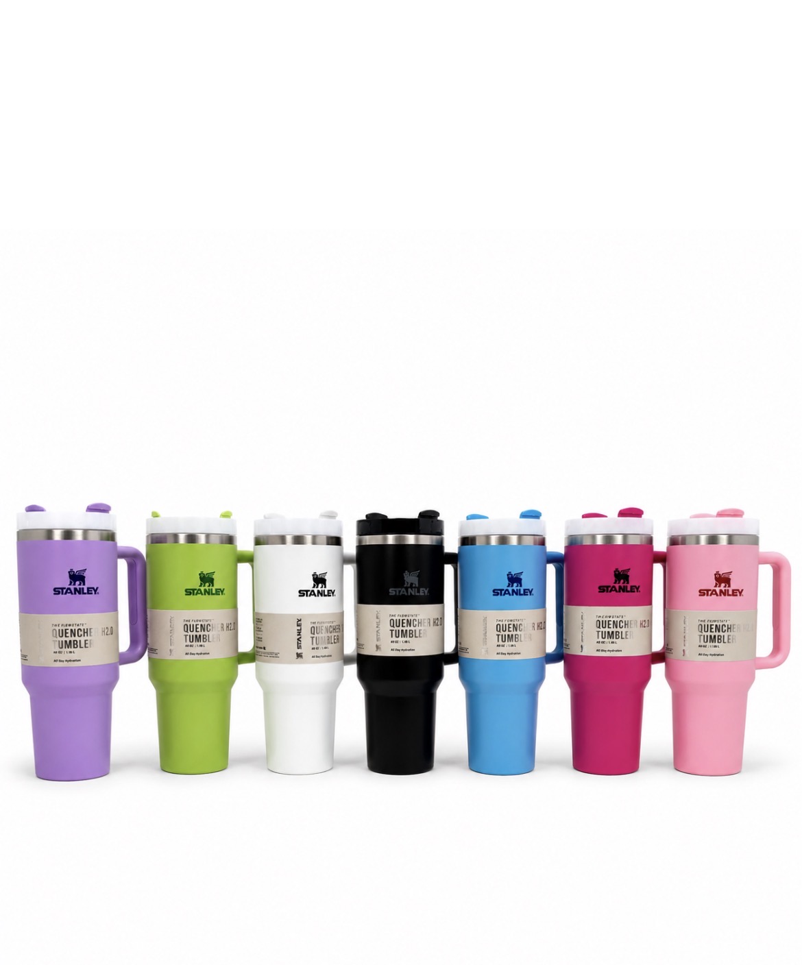 تراول ماگ استنلی مدل Quencher H2.O Tumbler دسته دار 1.18 لیتر